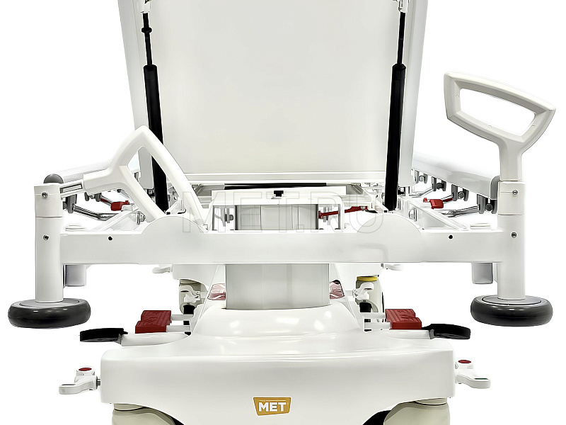 МЕТ TB-160 Тележка-каталка для перевозки больных с гидравлической системой регулировки высоты МЕТ